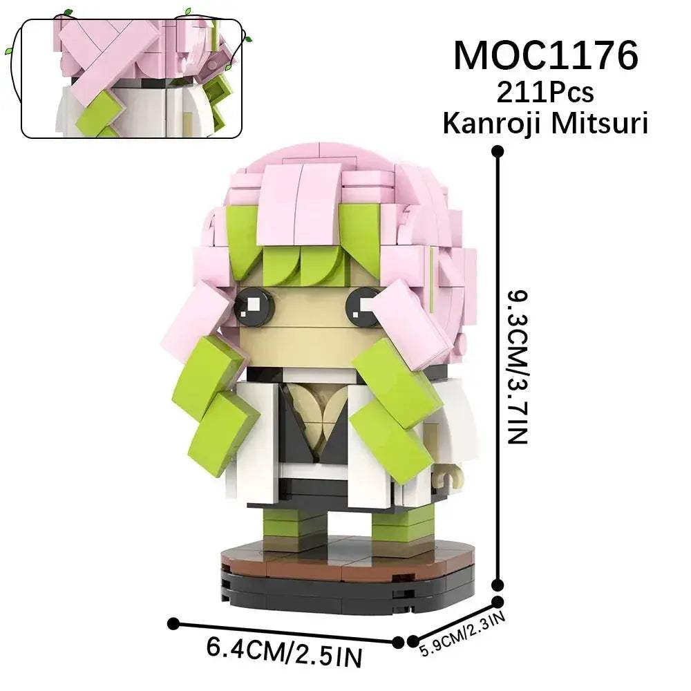 Demon Slayer Anime Figure Building Blocks Premium Set For Adults - ToylandEU