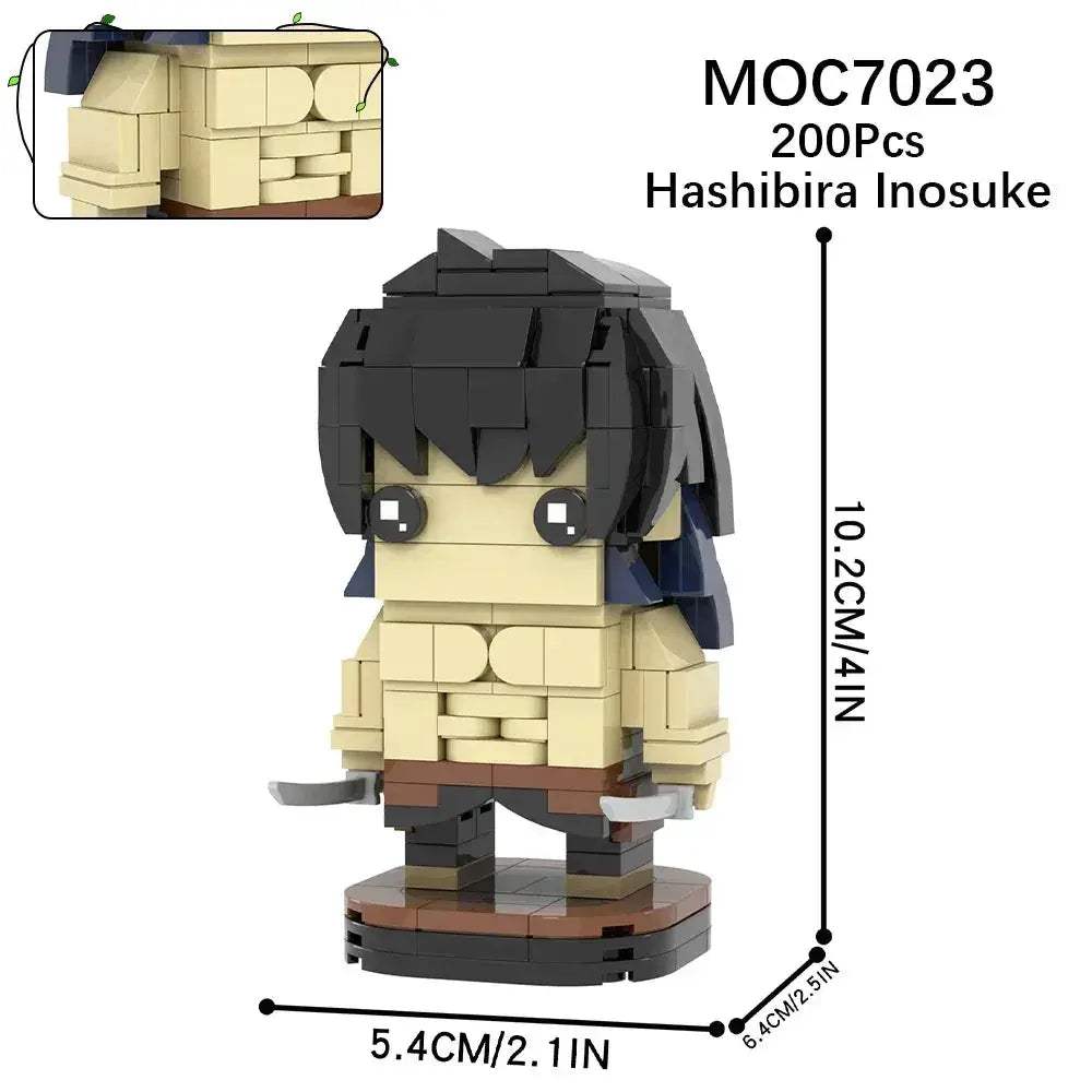 Demon Slayer Anime Figure Building Blocks Premium Set For Adults - ToylandEU