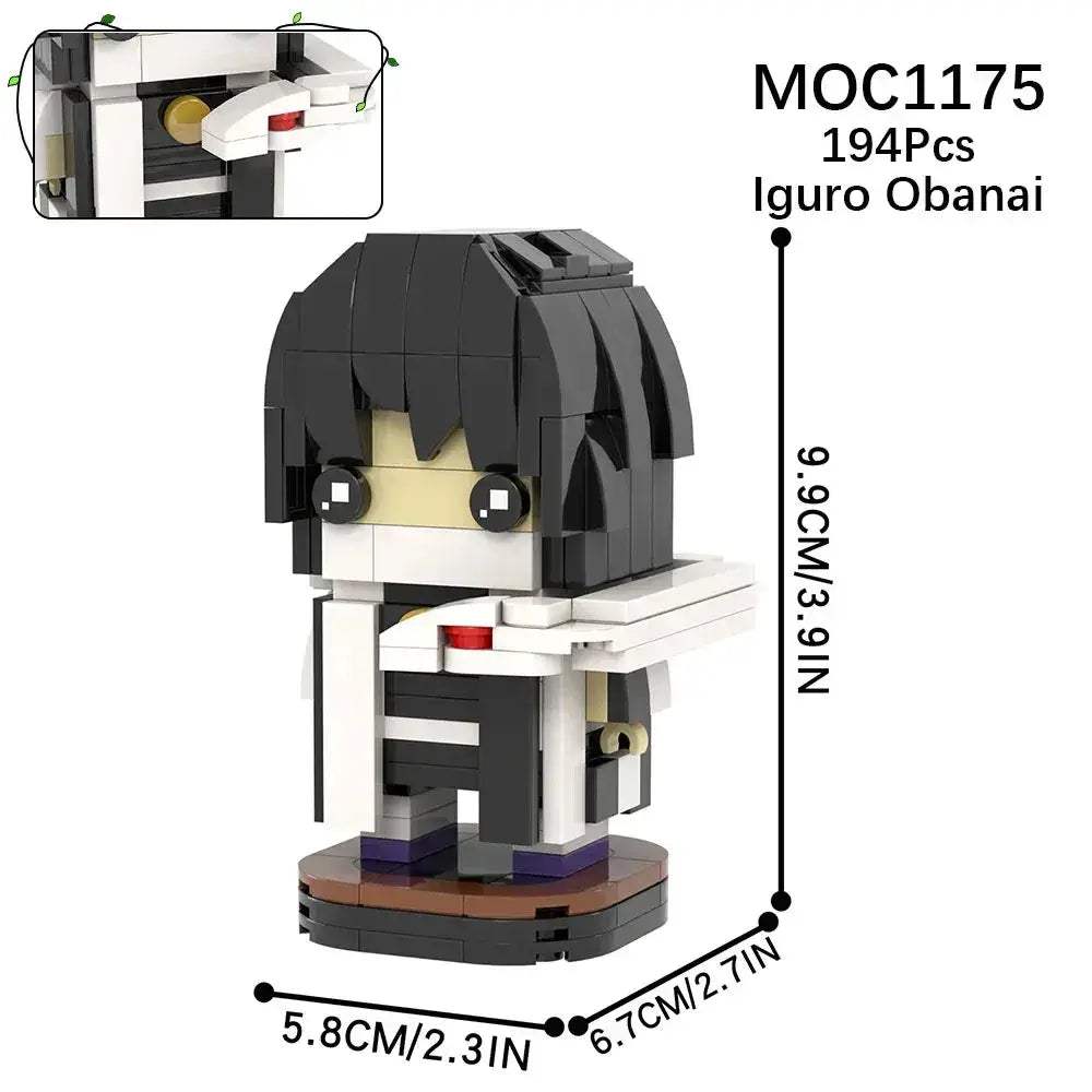 Demon Slayer Anime Figure Building Blocks Premium Set For Adults - ToylandEU