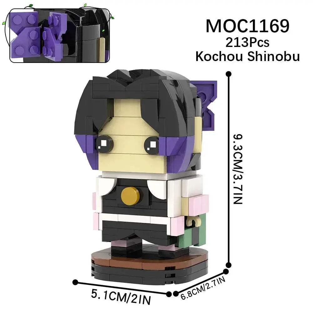 Demon Slayer Anime Figure Building Blocks Premium Set For Adults - ToylandEU