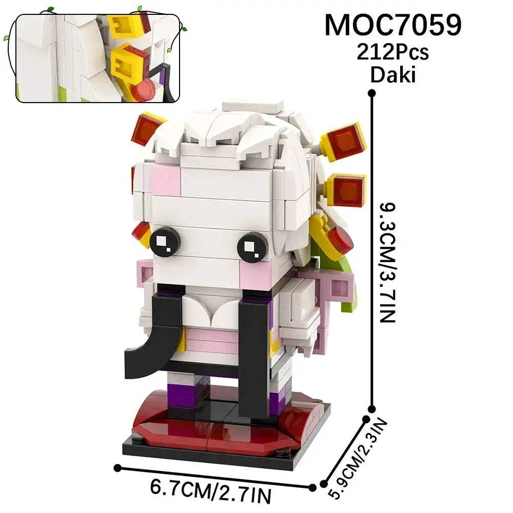 Demon Slayer Anime Figure Building Blocks Premium Set For Adults - ToylandEU