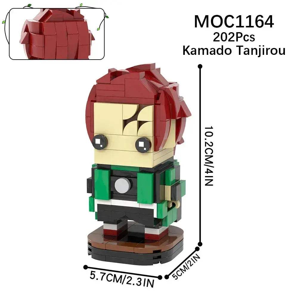 Demon Slayer Anime Figure Building Blocks Premium Set For Adults - ToylandEU