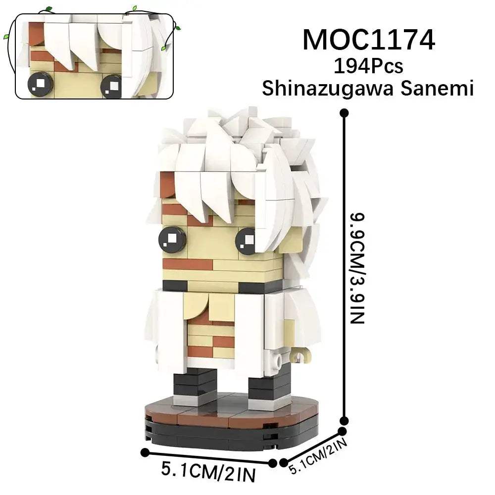 Demon Slayer Anime Figure Building Blocks Premium Set For Adults - ToylandEU