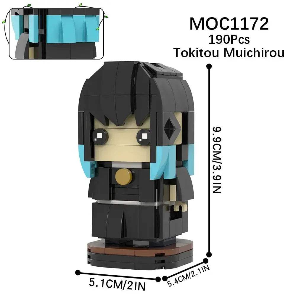 Demon Slayer Anime Figure Building Blocks Premium Set For Adults - ToylandEU