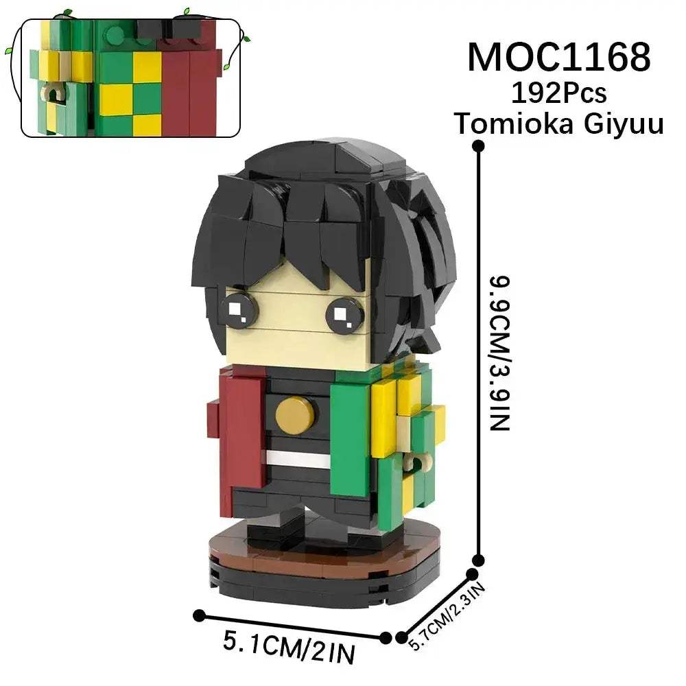 Demon Slayer Anime Figure Building Blocks Premium Set For Adults - ToylandEU