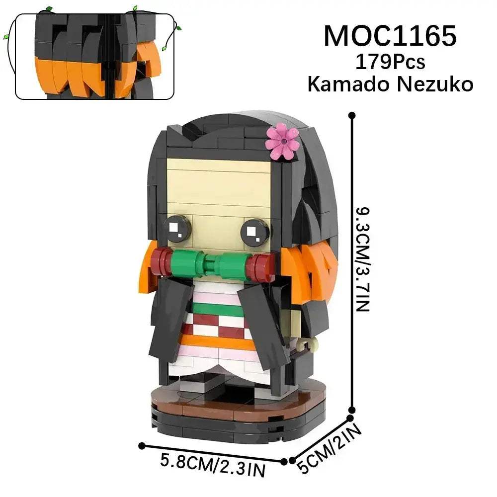 Demon Slayer Anime Figure Building Blocks Premium Set For Adults - ToylandEU