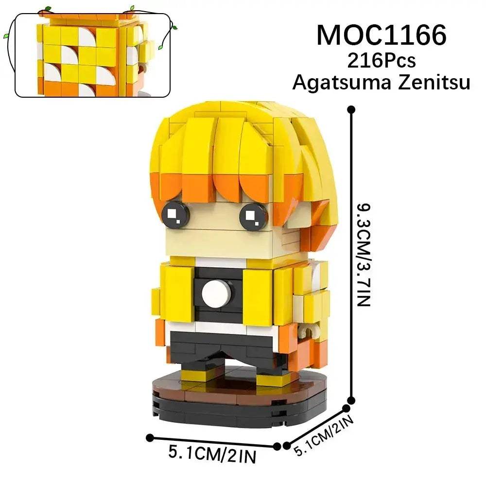 Demon Slayer Anime Figure Building Blocks Premium Set For Adults - ToylandEU