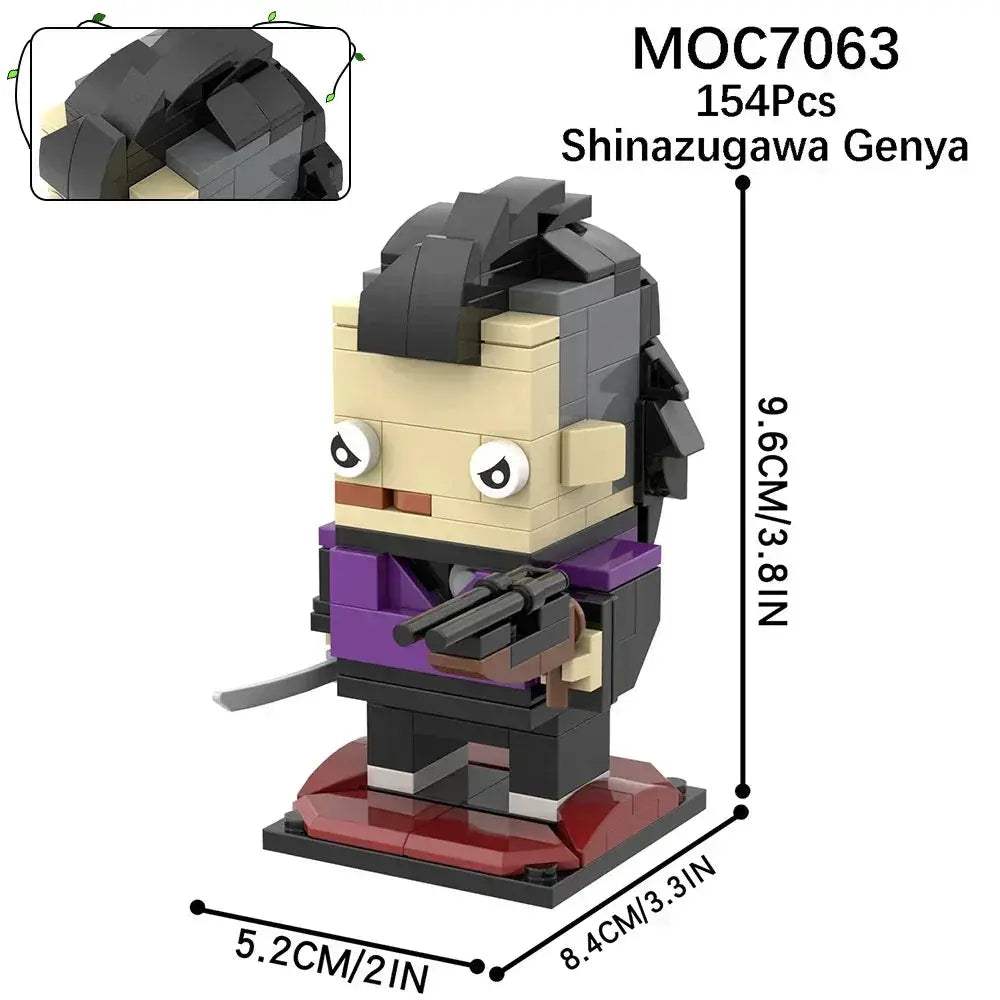 Demon Slayer Anime Figure Building Blocks Premium Set For Adults - ToylandEU