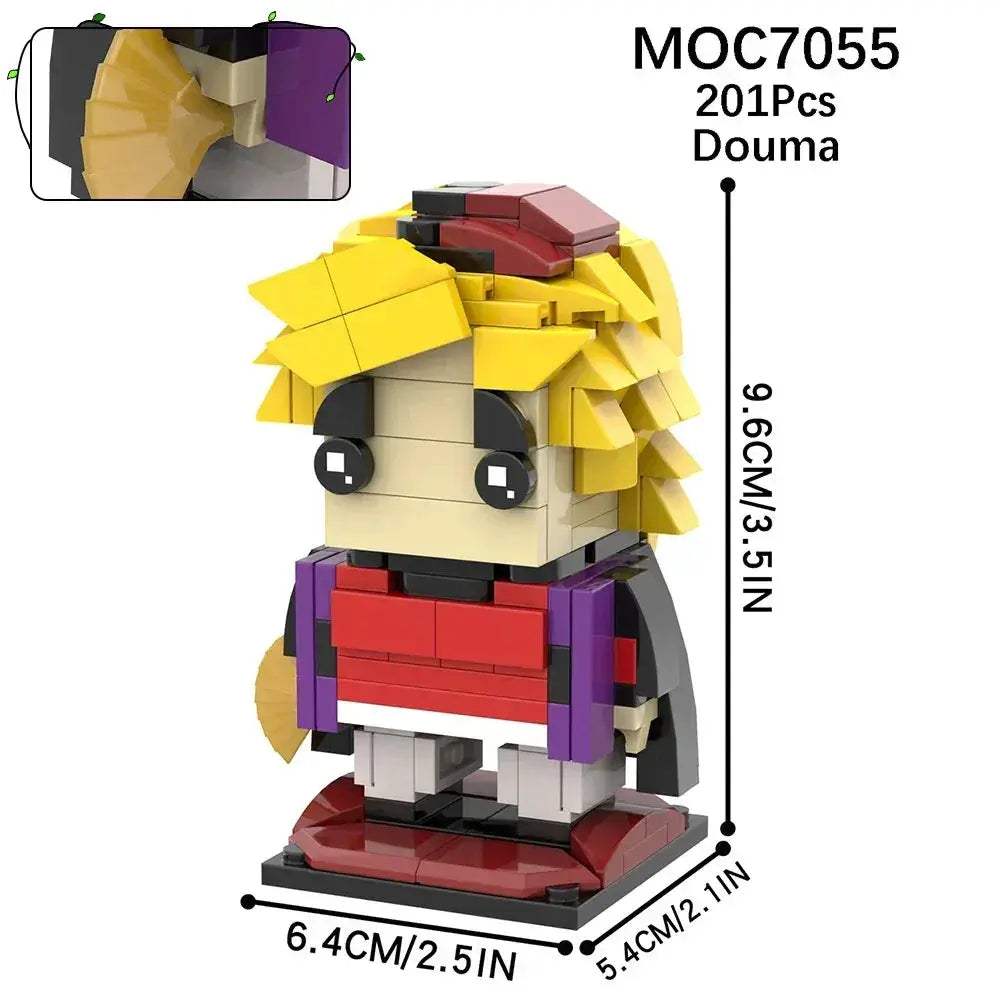 Demon Slayer Anime Figure Building Blocks Premium Set For Adults - ToylandEU