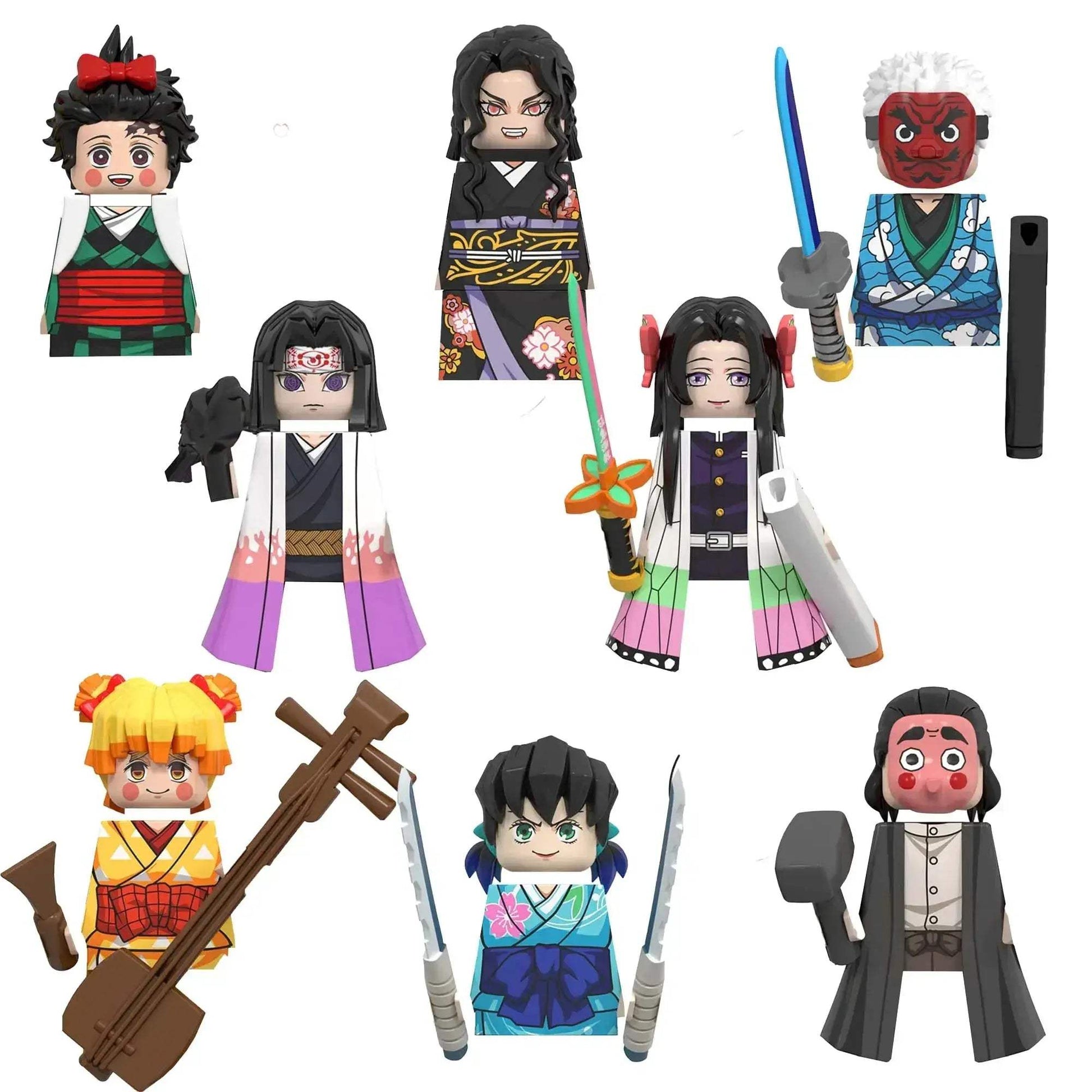 Demon Slayer Minifigs Anime Lego Compatible Building Blocks - ToylandEU
