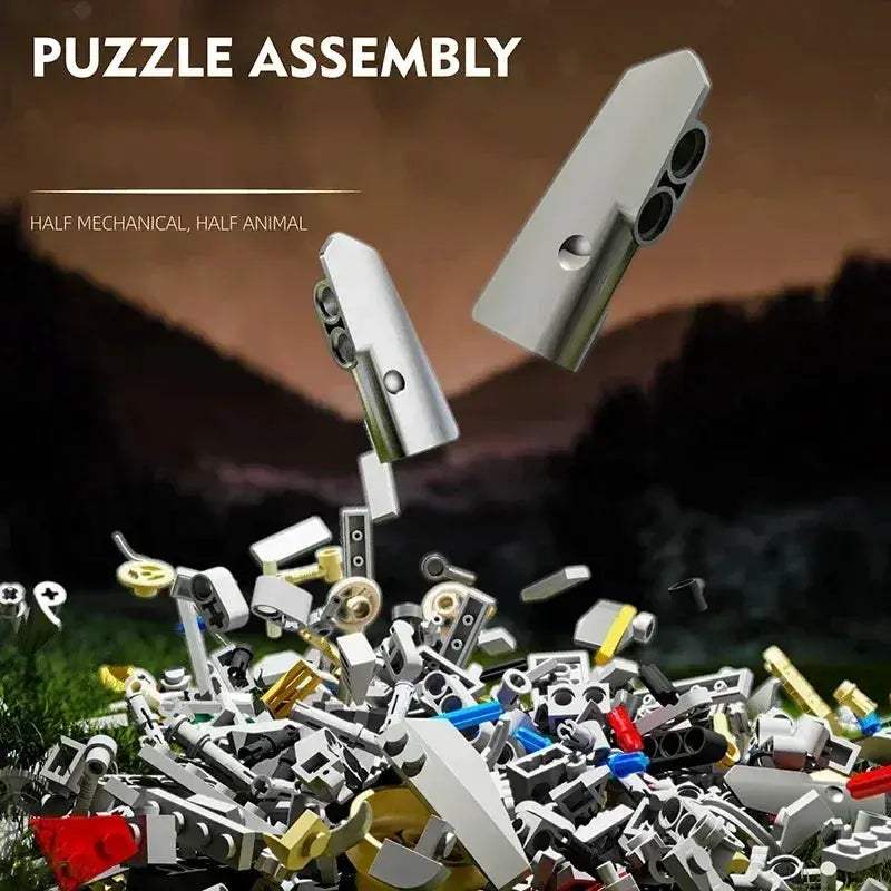 Dinosaur Building Blocks Mechanical T Rex Model Educational Toy - ToylandEU