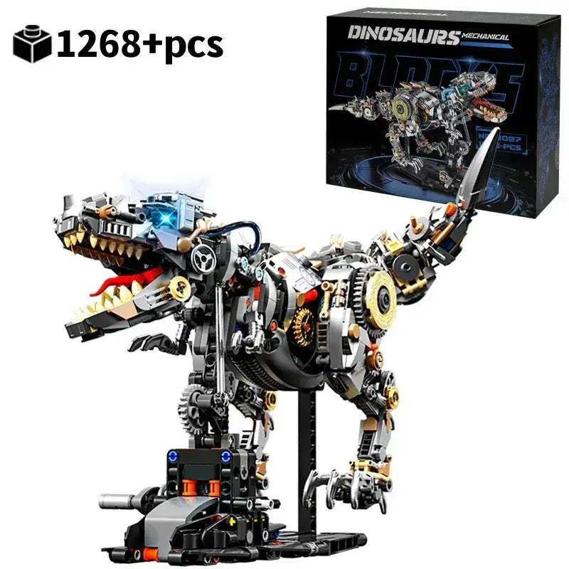 Dinosaur Building Blocks Mechanical T Rex Model Educational Toy - ToylandEU