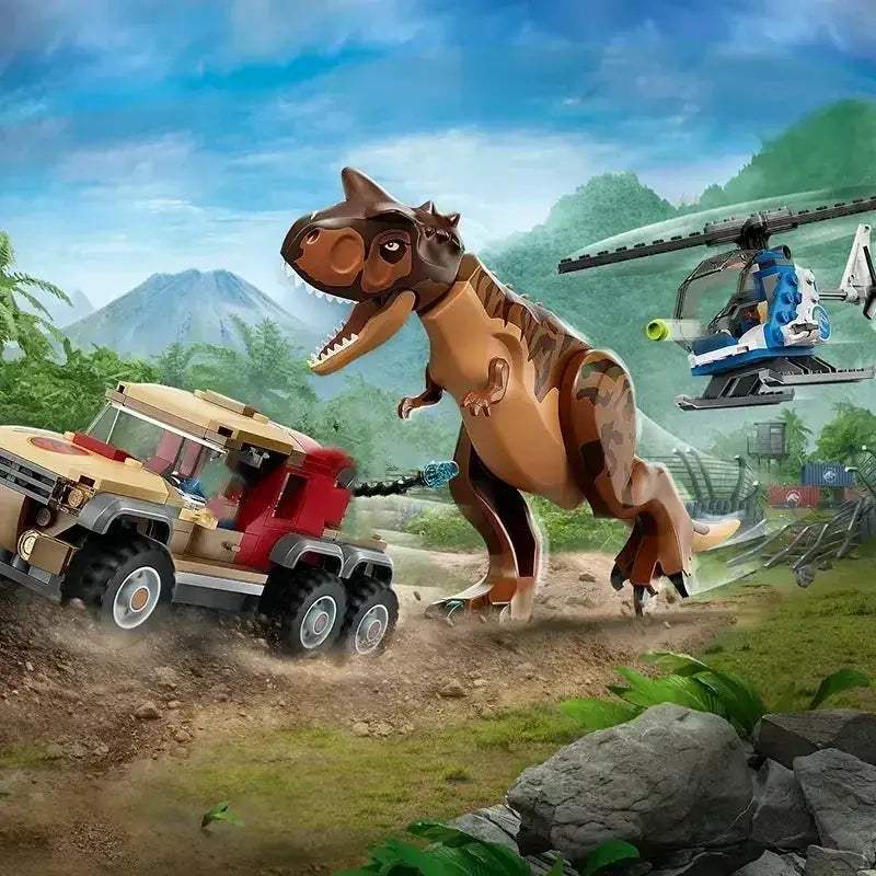 Dinosaur Building Blocks Set Compatible With Jurassic World - ToylandEU