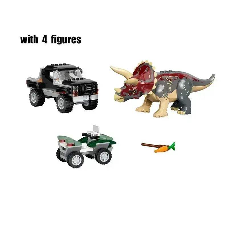 Dinosaur Building Blocks Set Triceratops Compatible With Lego - ToylandEU