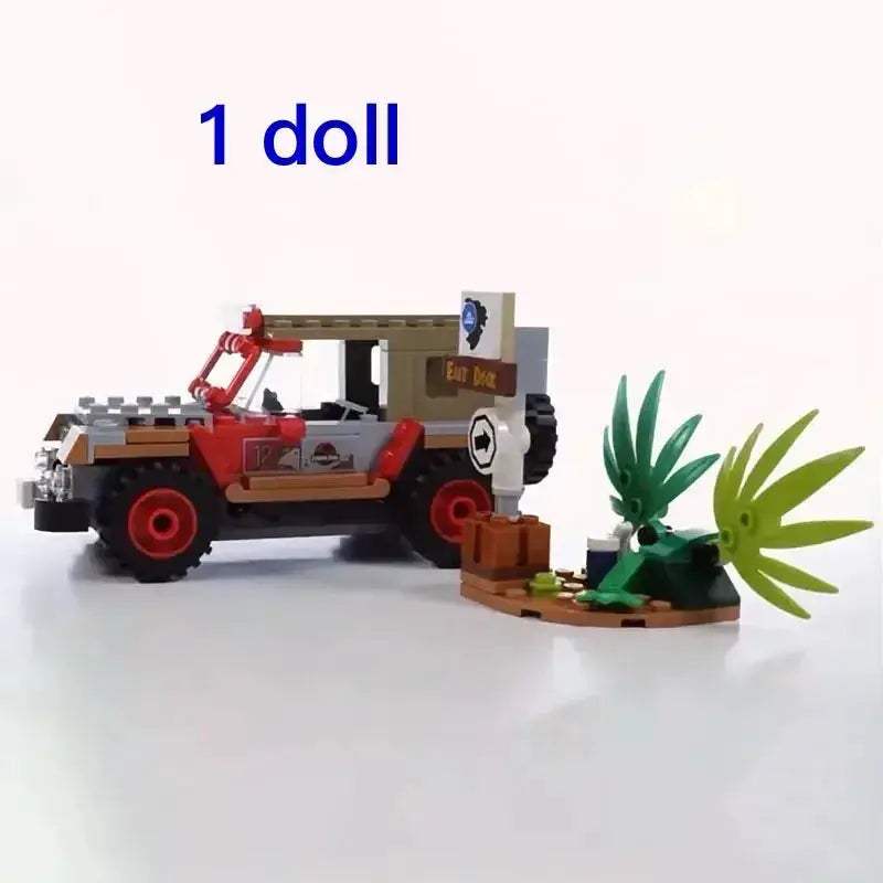 Dinosaur World Building Blocks Dilophosaurus Ambush Kit Compatible With 76958 - ToylandEU