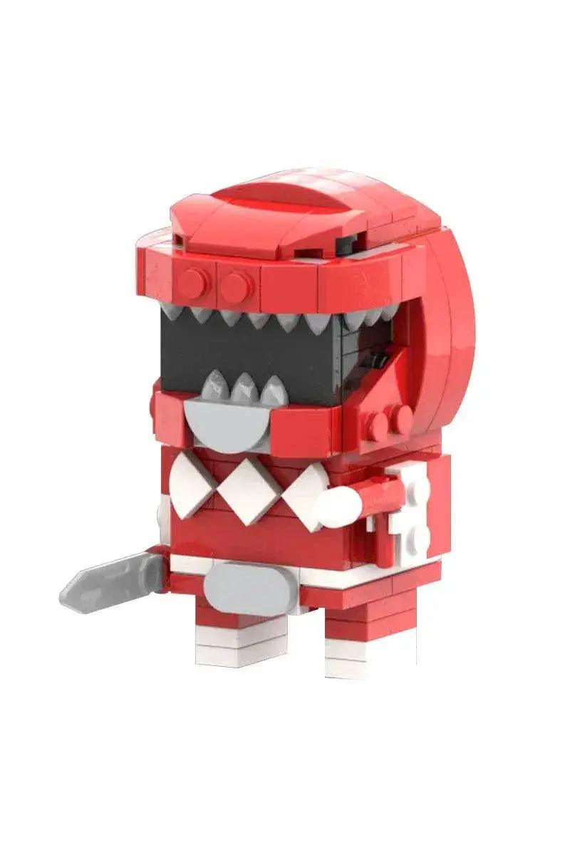  MOC Dionosaur Team Red Mighty Morphin Brickheadz Model Building Bricks MOC -  ToylandEU™