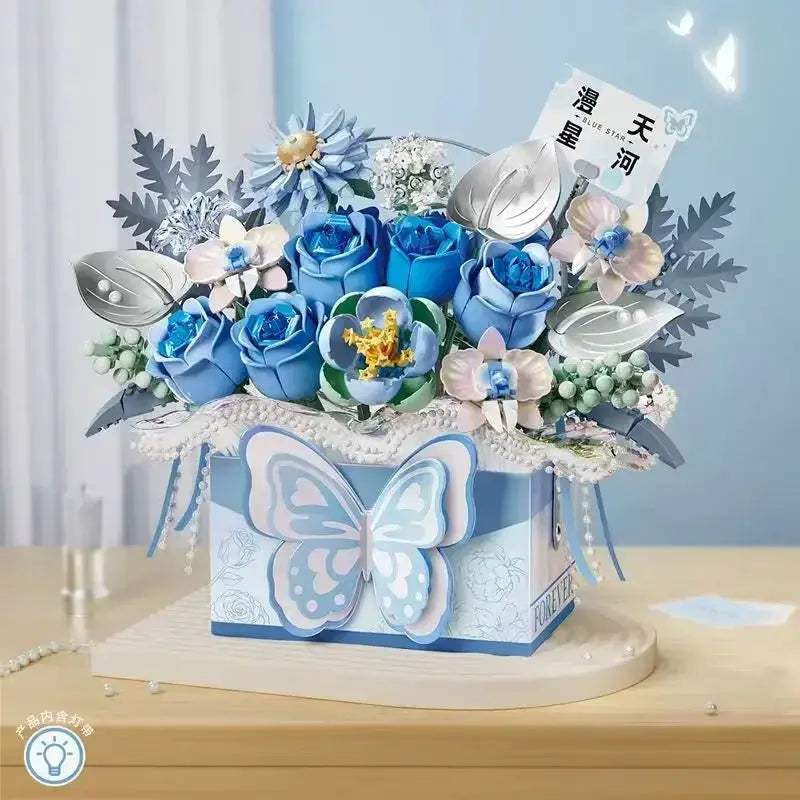 MOC Diy Flower Building Blocks For Elegant Home Decor Gift - ToylandEU