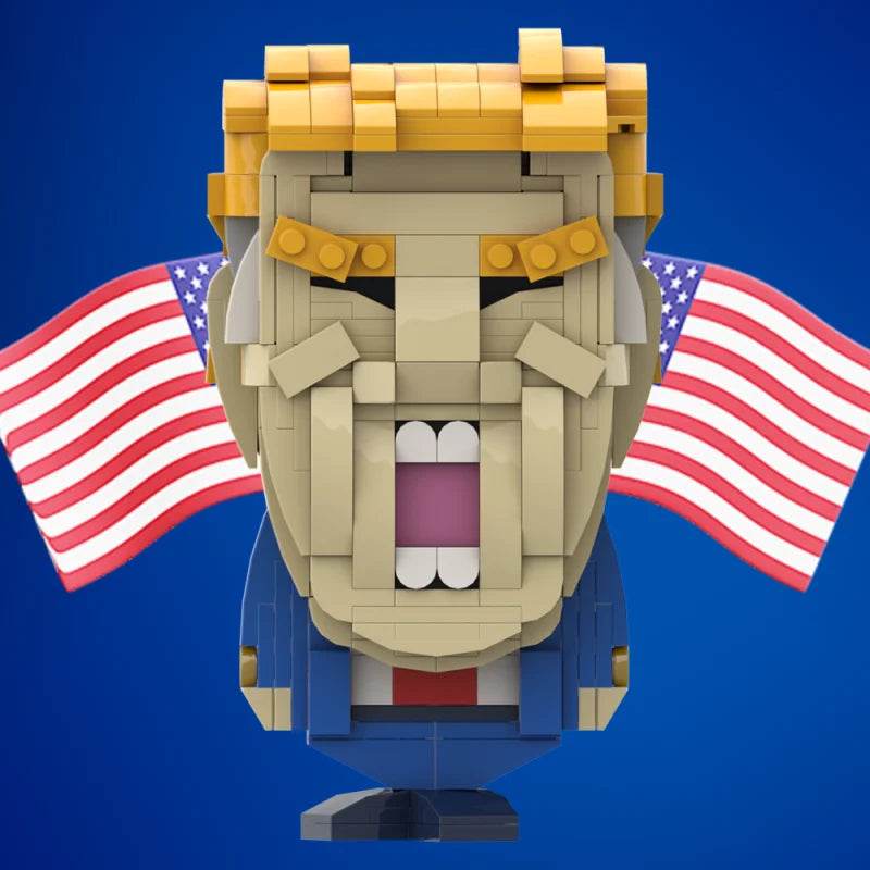 MOC Donald Trump Model Building Block Set for Creative Kids Building Bricks MOC - ToylandEU