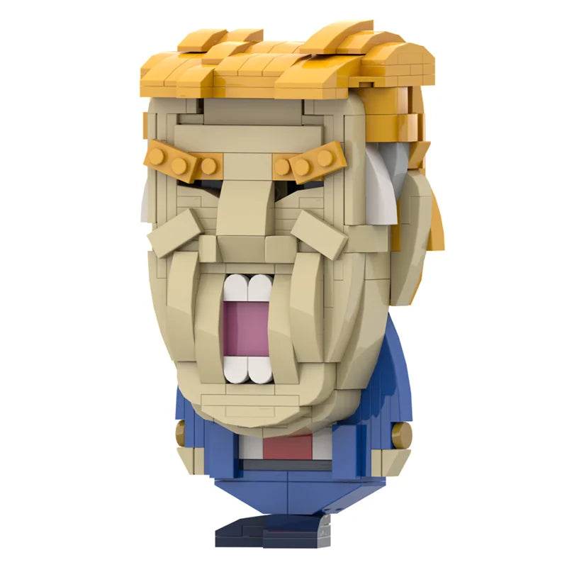 MOC Donald Trump Model Building Block Set for Creative Kids Building Bricks MOC - ToylandEU