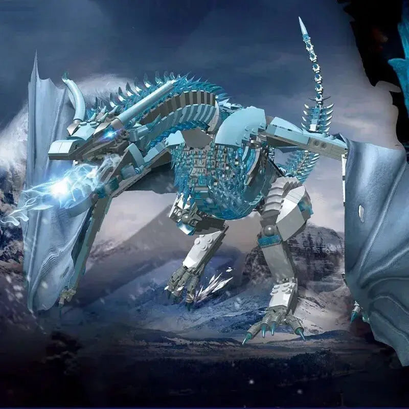 Dragon Building Blocks Set Drogon And Viserion Action Figures - ToylandEU