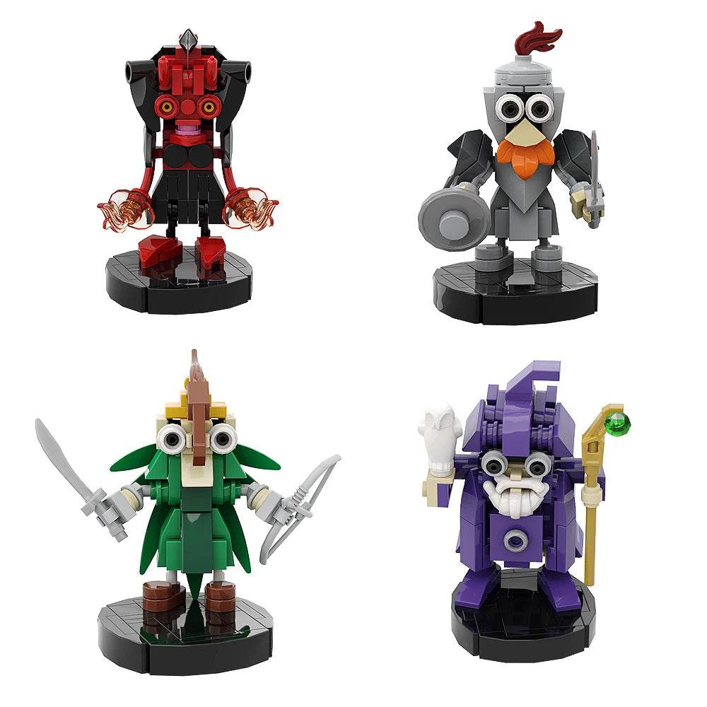 MOC Dungeons And Dragons Game Figure Model Building Blocks Building Bricks MOC - ToylandEU