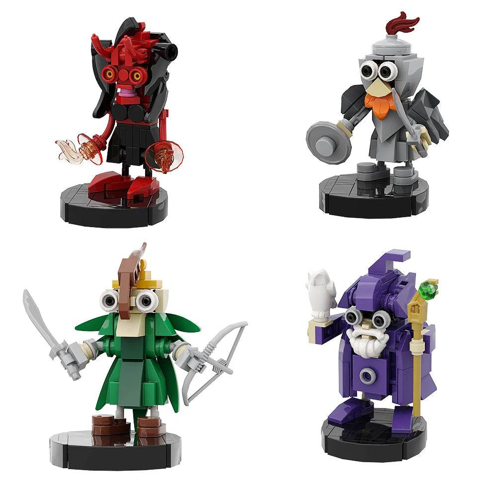 MOC Dungeons And Dragons Game Figure Model Building Blocks Building Bricks MOC - ToylandEU