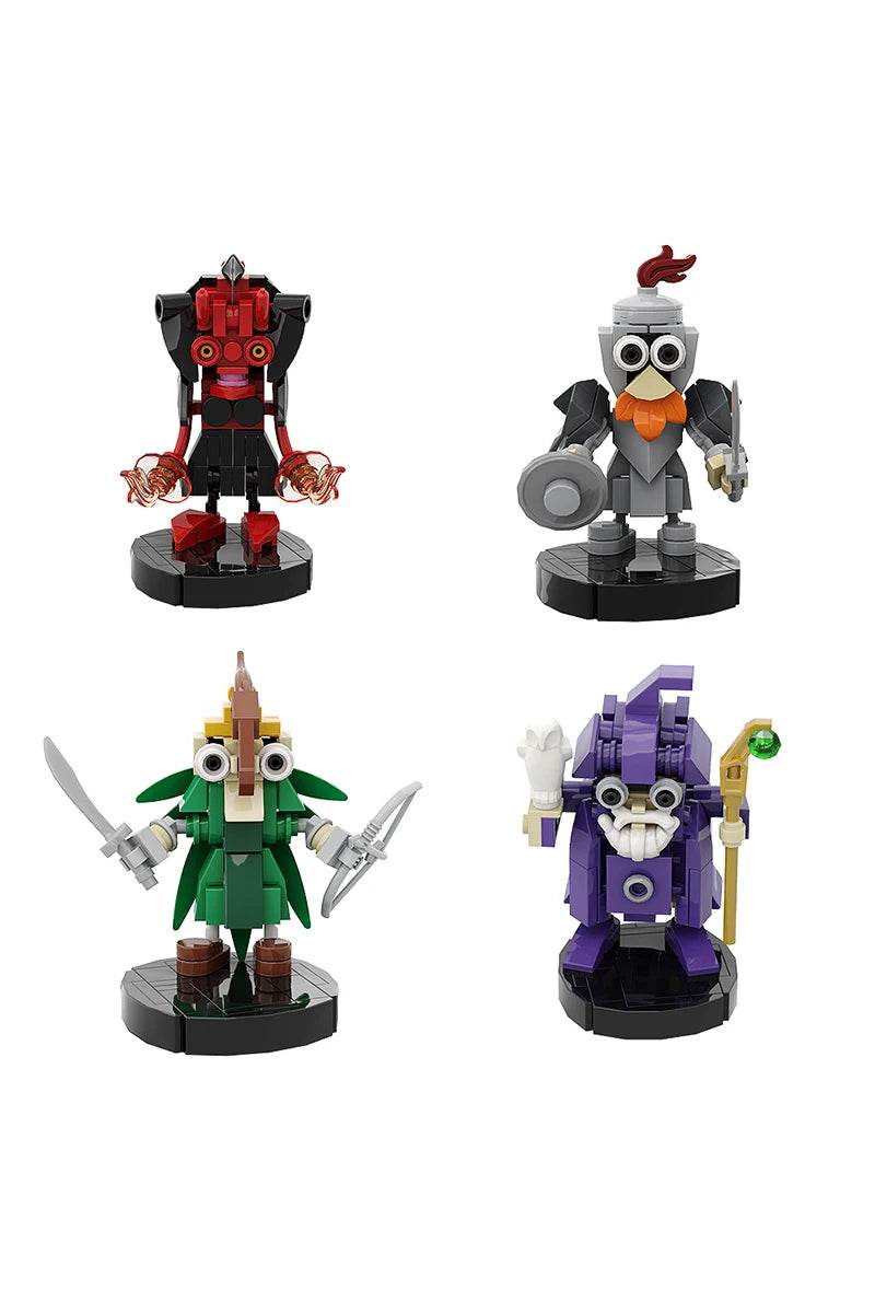 MOC Dungeons And Dragons Game Figure Model Building Blocks Building Bricks MOC - ToylandEU