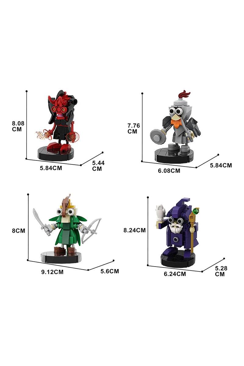MOC Dungeons And Dragons Game Figure Model Building Blocks Building Bricks MOC - ToylandEU