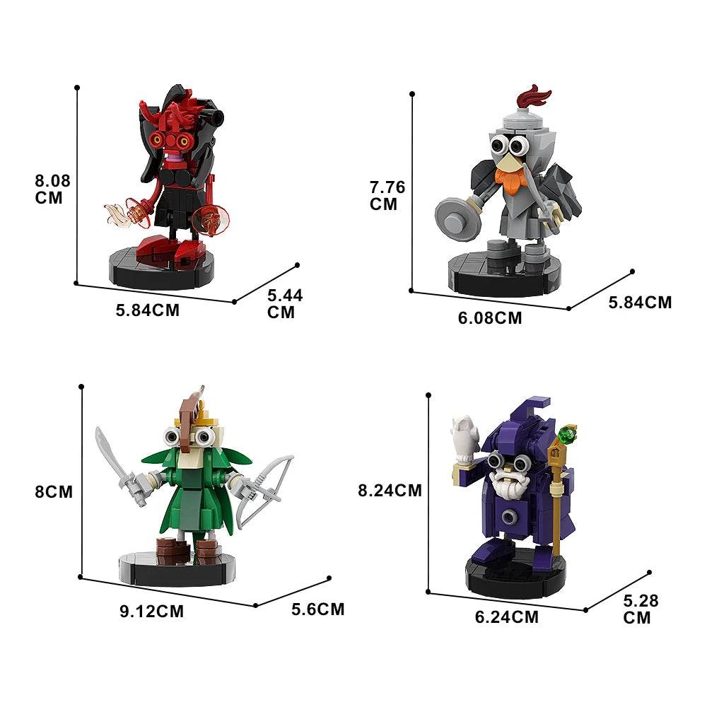 MOC Dungeons And Dragons Game Figure Model Building Blocks Building Bricks MOC - ToylandEU