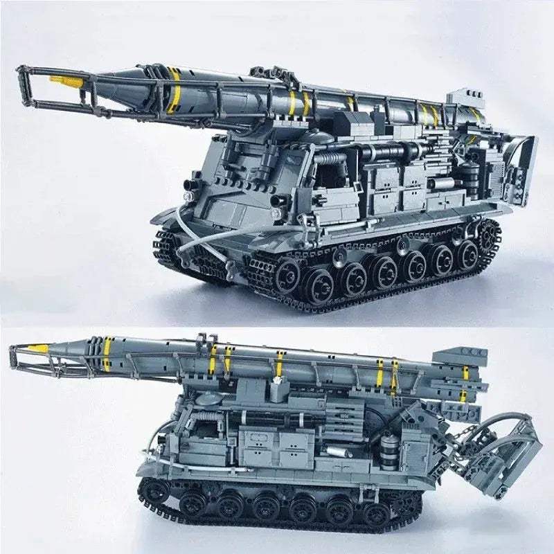 MOC Durable Military Tank Building Blocks Set For Kids - ToylandEU
