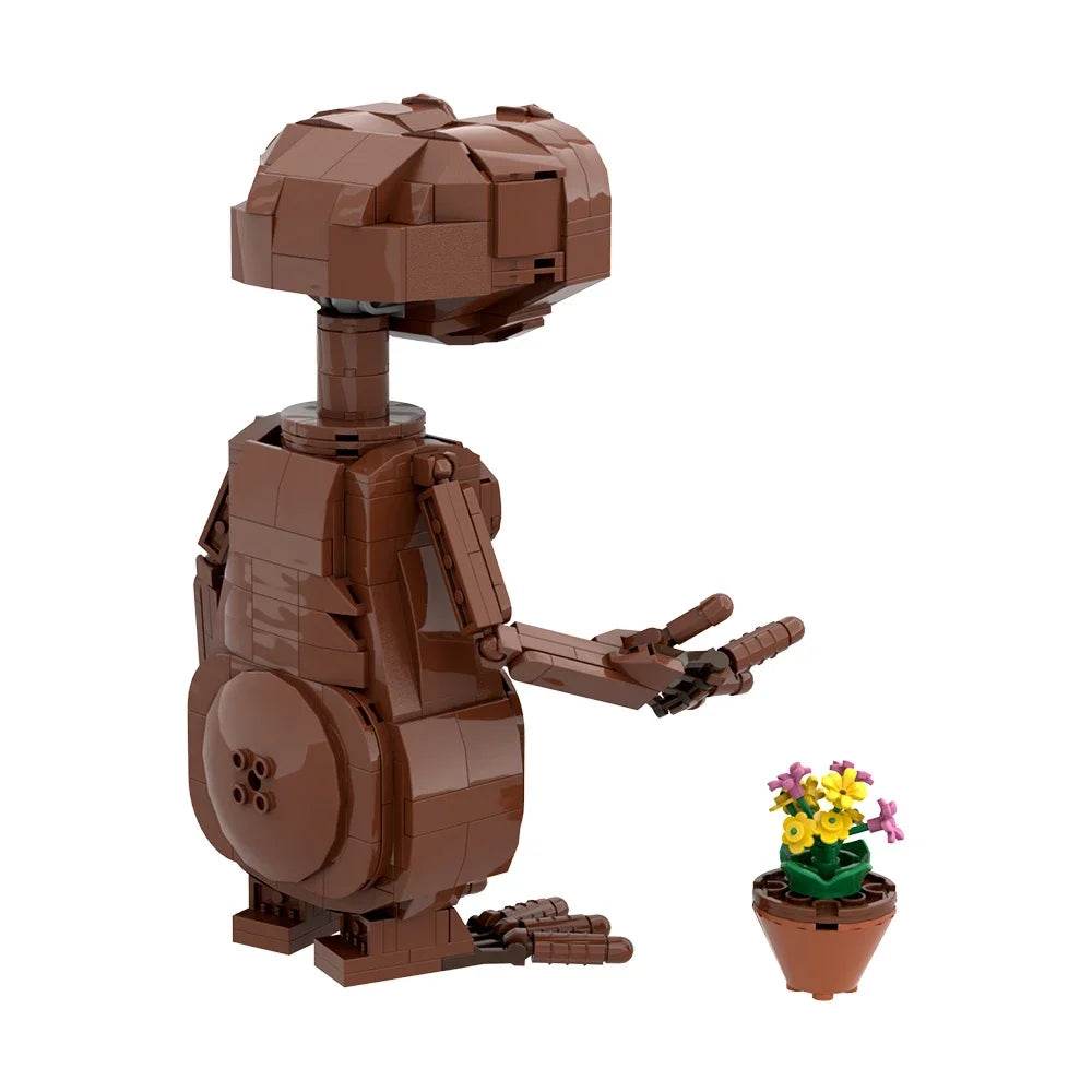 MOC E.T Alien Bricks Model Terror Science Movie Figures Set Building Bricks MOC - ToylandEU