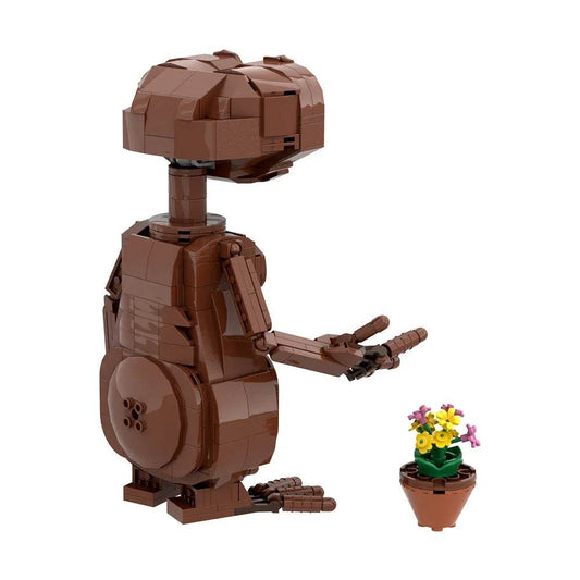 MOC E.T Alien Bricks Model Terror Science Movie Figures Set Building Bricks MOC - ToylandEU