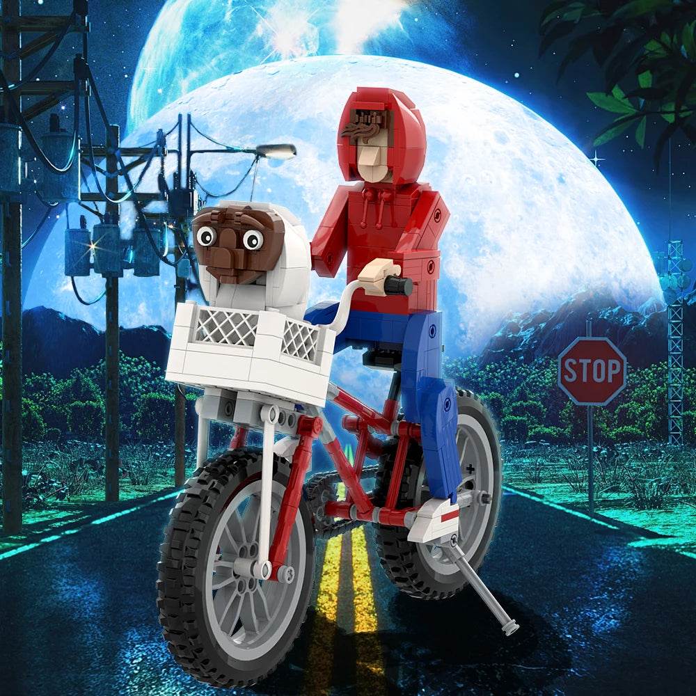 MOC E.T Alien Bricks Model Terror Science Movie Figures Set Building Bricks MOC - ToylandEU