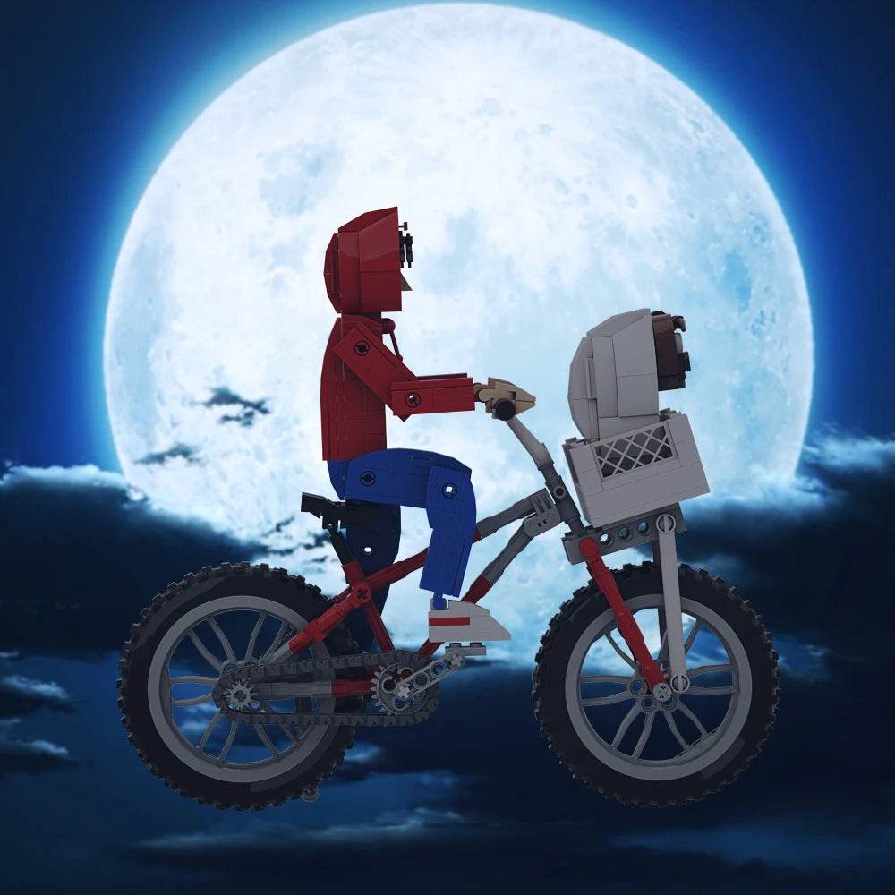 MOC E.T Alien Bricks Model Terror Science Movie Figures Set Building Bricks MOC - ToylandEU