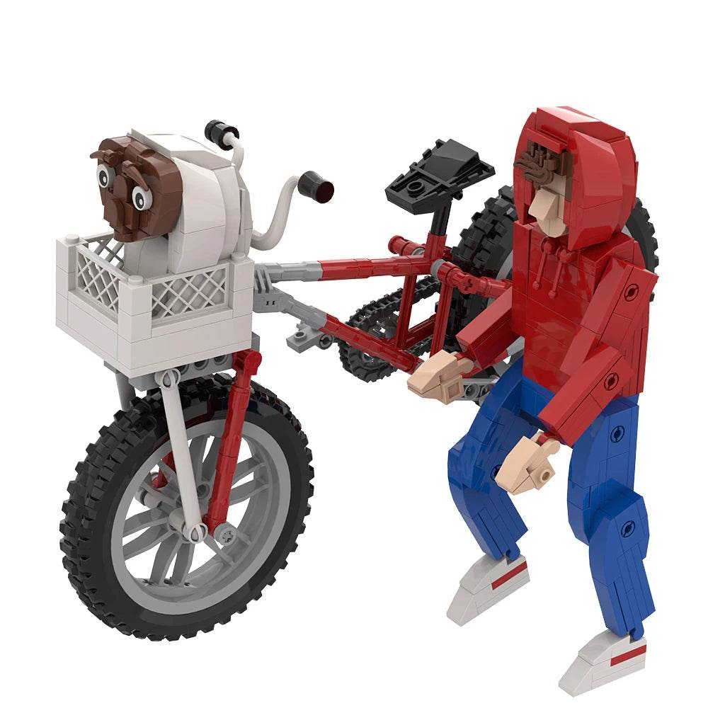 MOC E.T Alien Bricks Model Terror Science Movie Figures Set Building Bricks MOC - ToylandEU