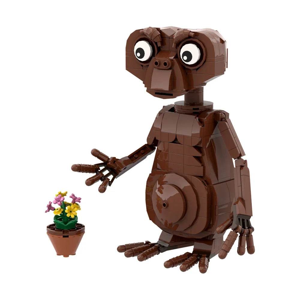 MOC E.T Alien Bricks Model Terror Science Movie Figures Set Building Bricks MOC - ToylandEU