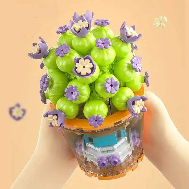 MOC Educational 3D Bouquet Building Blocks For Girls And Home Decoration - ToylandEU