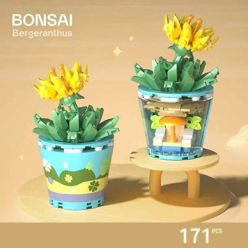 MOC Educational 3D Bouquet Building Blocks For Girls And Home Decoration - ToylandEU