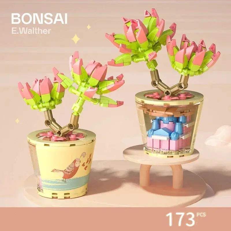 MOC Educational 3D Bouquet Building Blocks For Girls And Home Decoration - ToylandEU