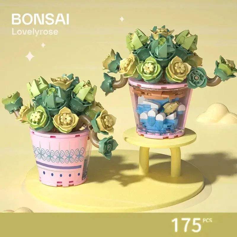 MOC Educational 3D Bouquet Building Blocks For Girls And Home Decoration - ToylandEU