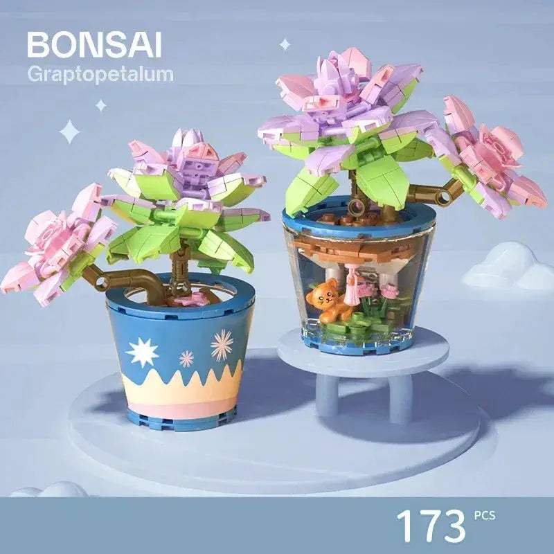 MOC Educational 3D Bouquet Building Blocks For Girls And Home Decoration - ToylandEU