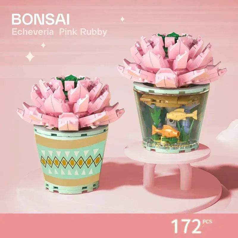 MOC Educational 3D Bouquet Building Blocks For Girls And Home Decoration - ToylandEU