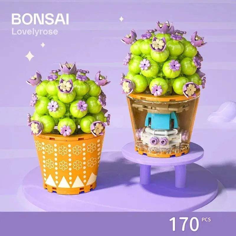 MOC Educational 3D Bouquet Building Blocks For Girls And Home Decoration - ToylandEU