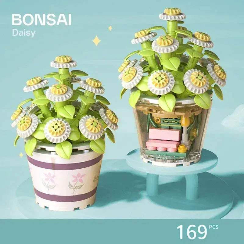 MOC Educational 3D Bouquet Building Blocks For Girls And Home Decoration - ToylandEU