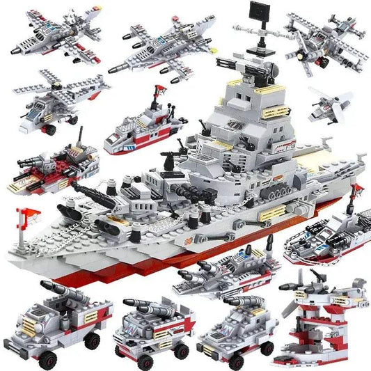  Powerful Educational Blocks Warship Set 1068 Toyland EU -  ToylandEU™