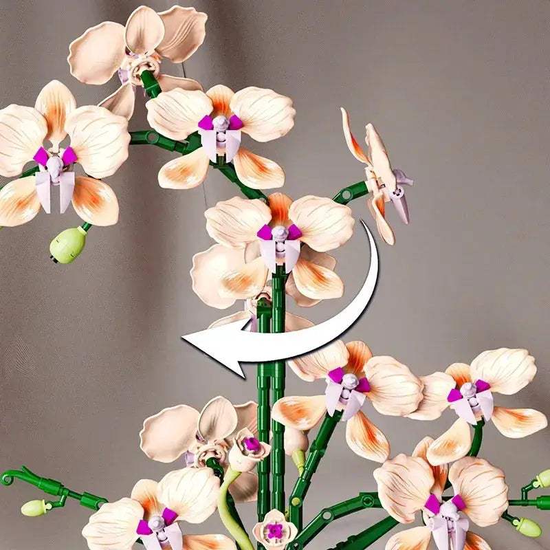 Educational Building Blocks Lego Compatible Set 866 Pieces City Mini Orchid Potted Plants For Kids Gift - ToylandEU