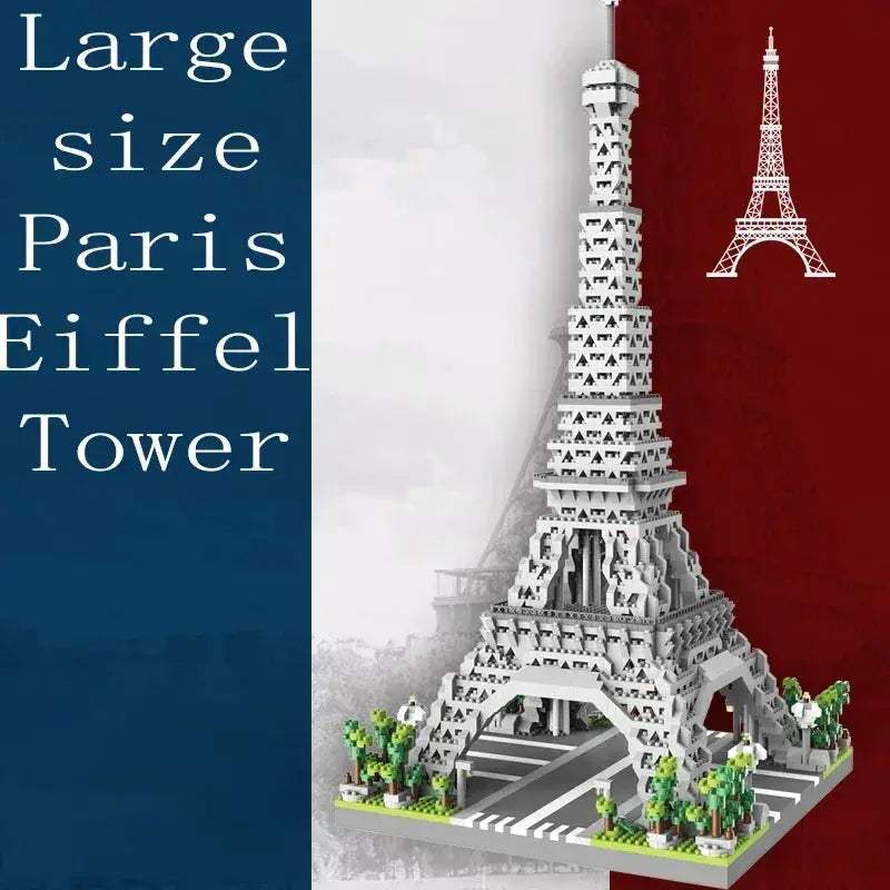 MOC Educational Eiffel Tower Micro Building Blocks For Kids - ToylandEU