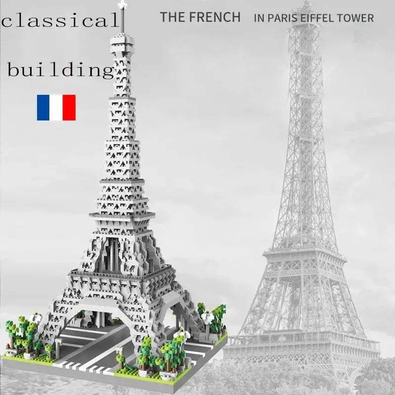 MOC Educational Eiffel Tower Micro Building Blocks For Kids - ToylandEU