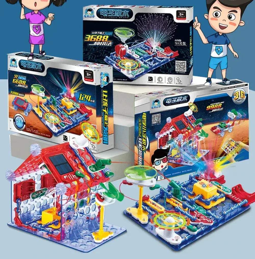 Educational Electronic Building Blocks For Kids Hands On Circuit Experiments - ToylandEU