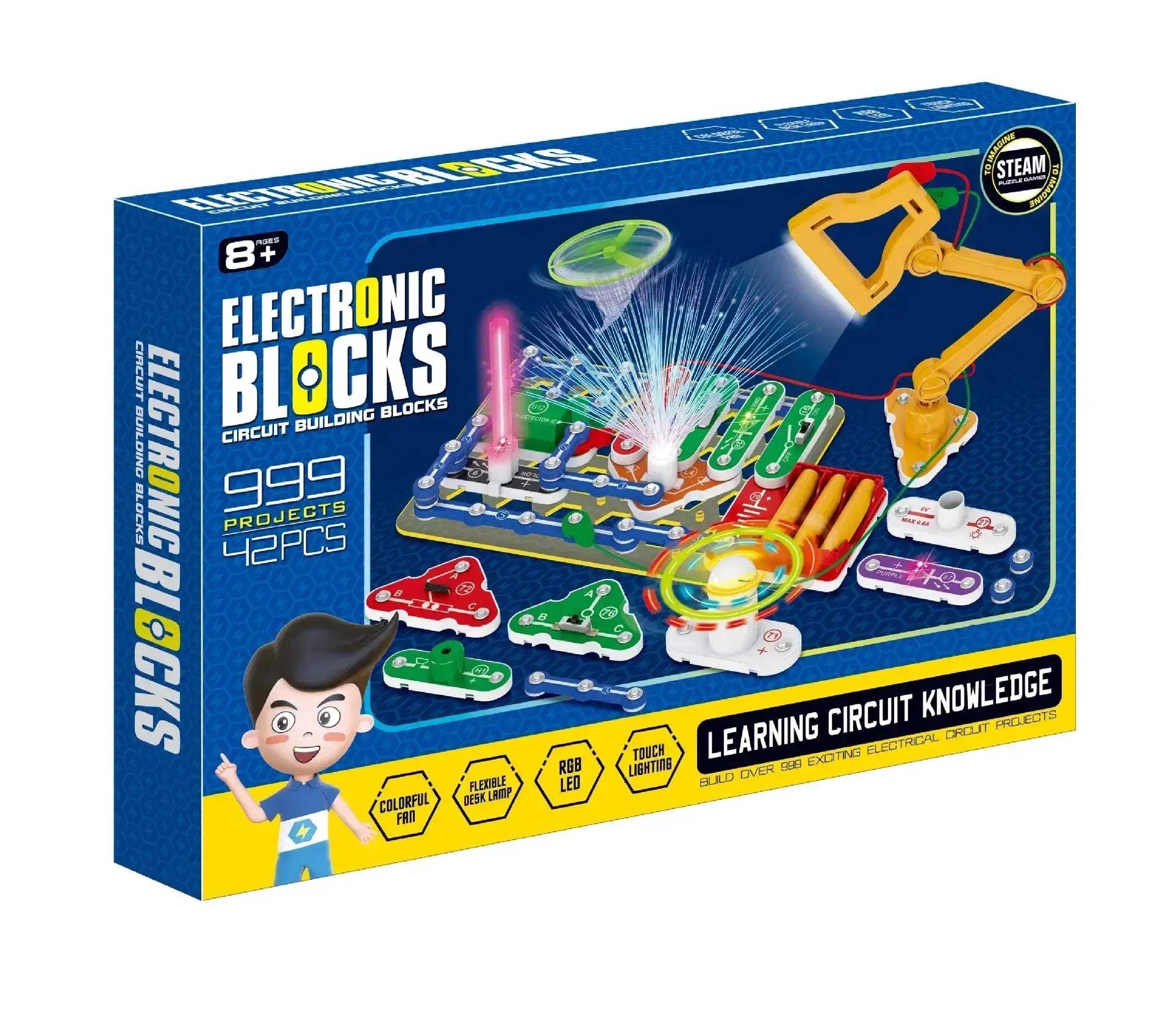 Educational Electronic Building Blocks For Kids Hands On Circuit Experiments - ToylandEU